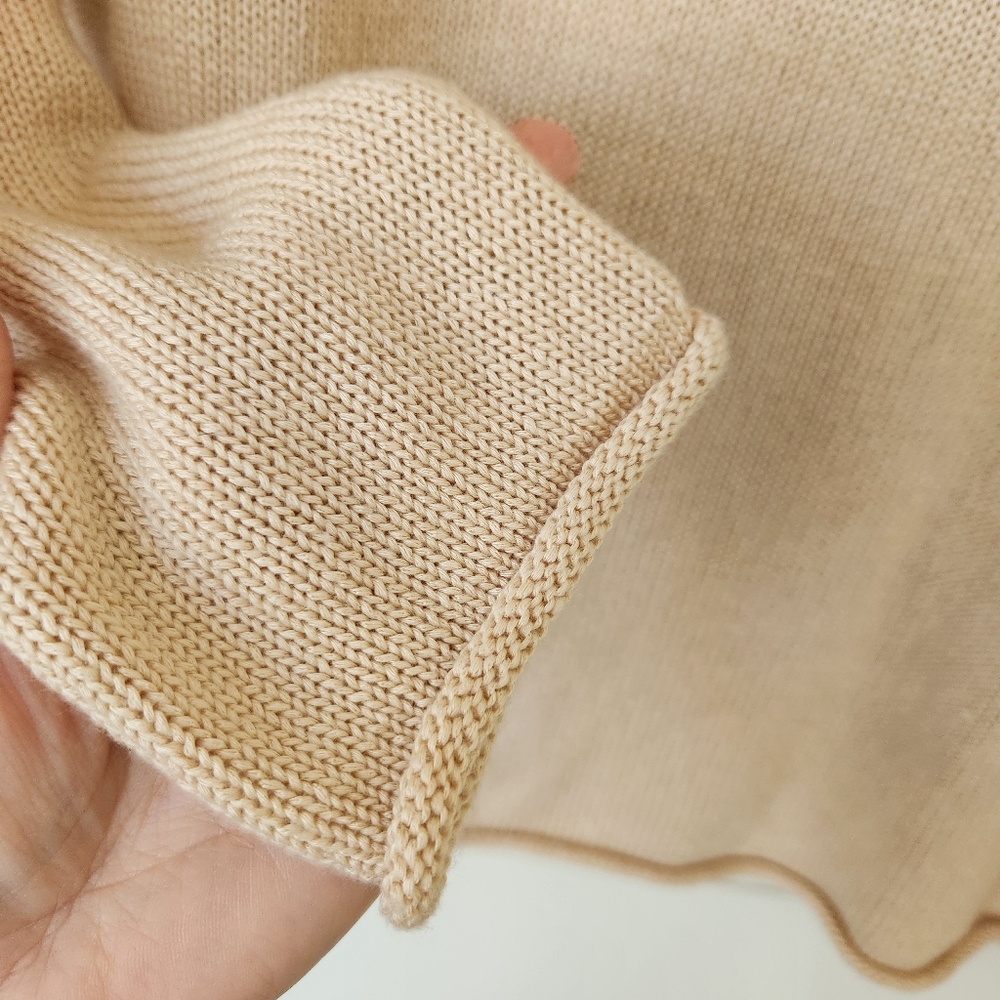 Marled Summer Graphic Sweater Resort Tan Cute Beach Vacation Cruise Size 1X - Picture 9 of 17